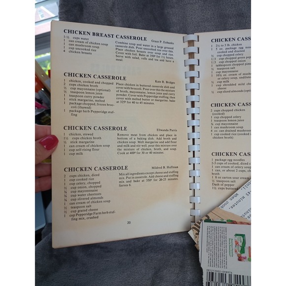 Calvary Baptist Church Cookbook Spartanburg, South Carolina Vintage 1984 Spiral - Picture 15 of 16